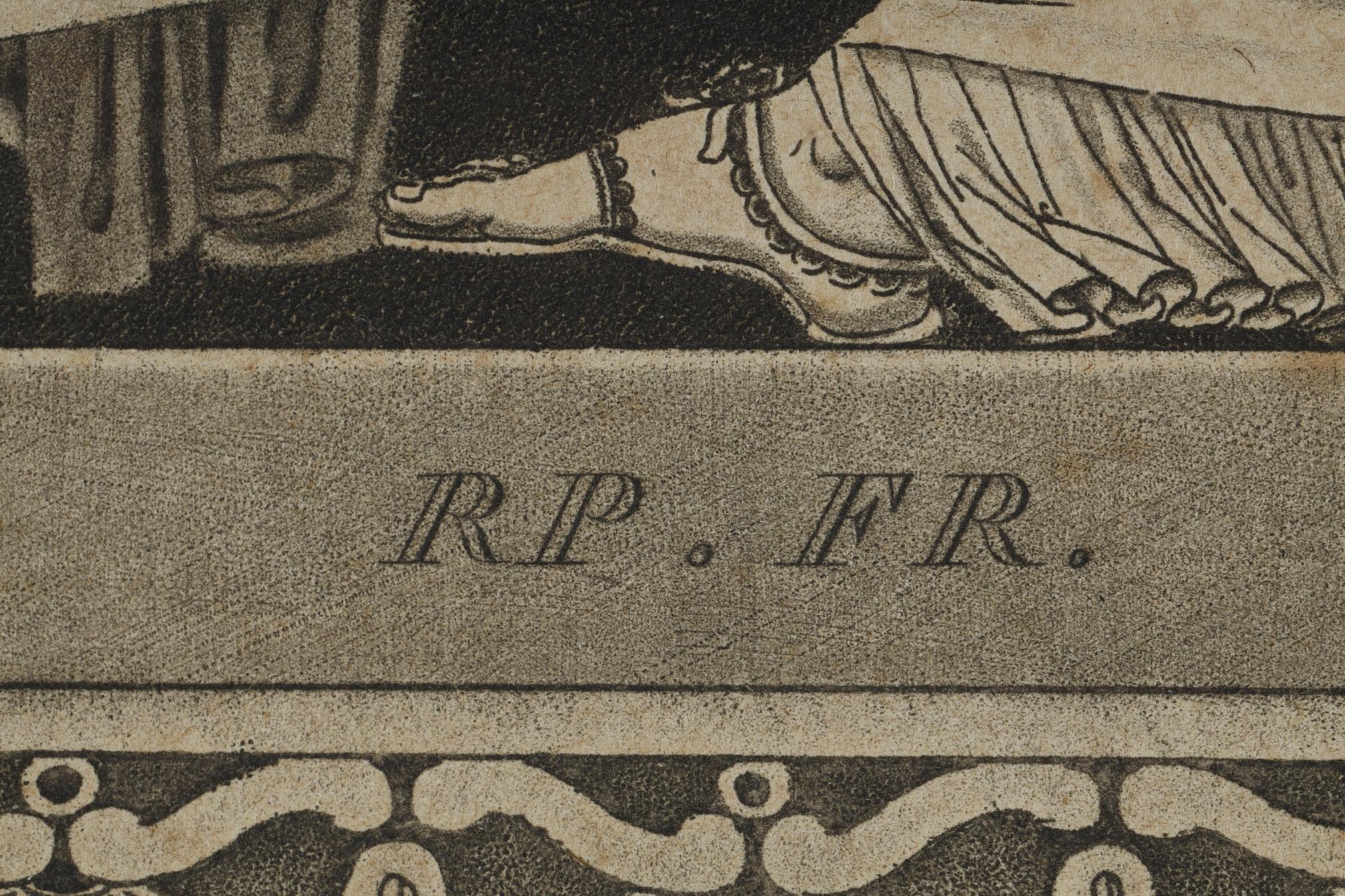 Suite de 5 gravures de scènes anciennes d'après Moitte de Janinet en vente 12