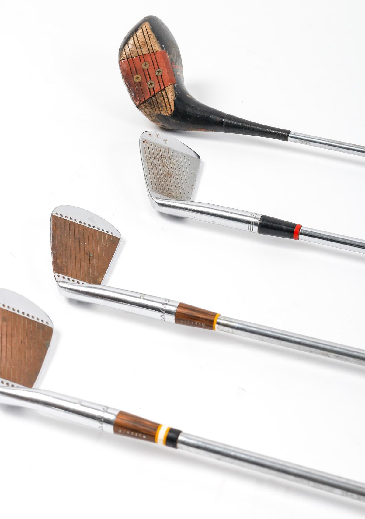 Suite of 6 Golf Clubs from the 1950s. For Sale 1