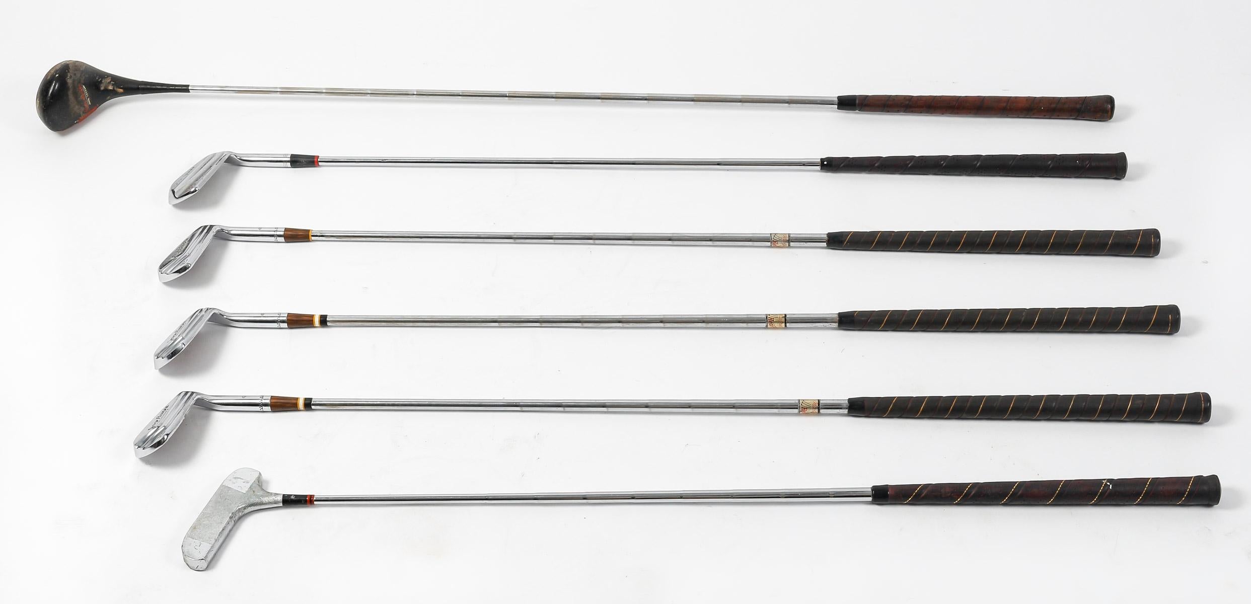 Suite of 6 Golf Clubs from the 1950s. For Sale 2