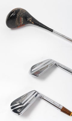 Suite of 6 Golf Clubs from the 1950s.