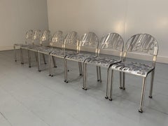 Suite of 8 Artifort “Hello There” Dining Outdoor Chairs in Aluminium