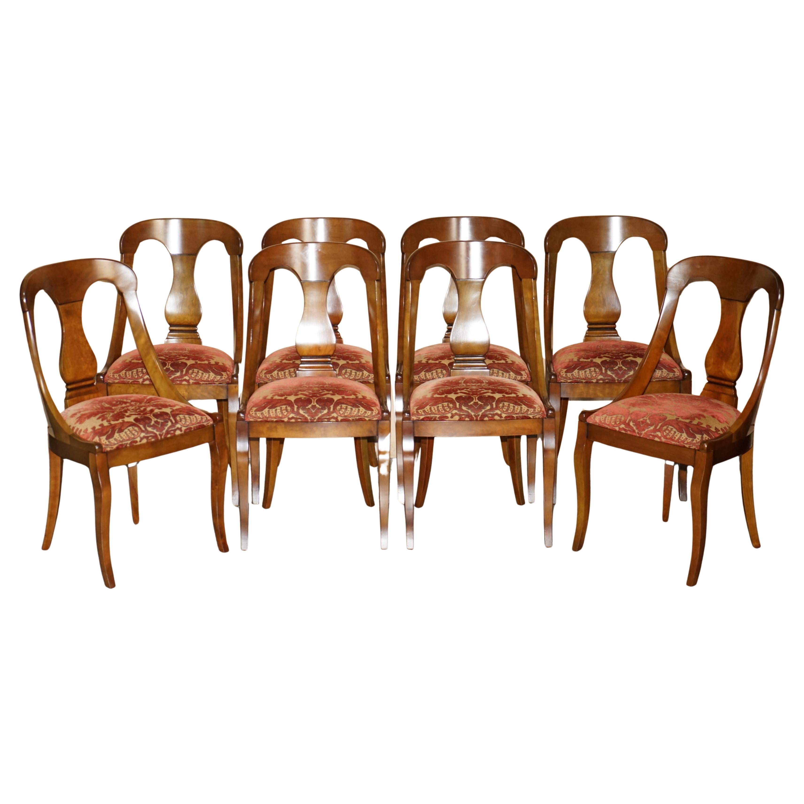 SUITE OF 8 FRENCH COUNTRY HOUSE GRANGE PARIS DiNING CHAIRS SOLD THROUGH HARRODS