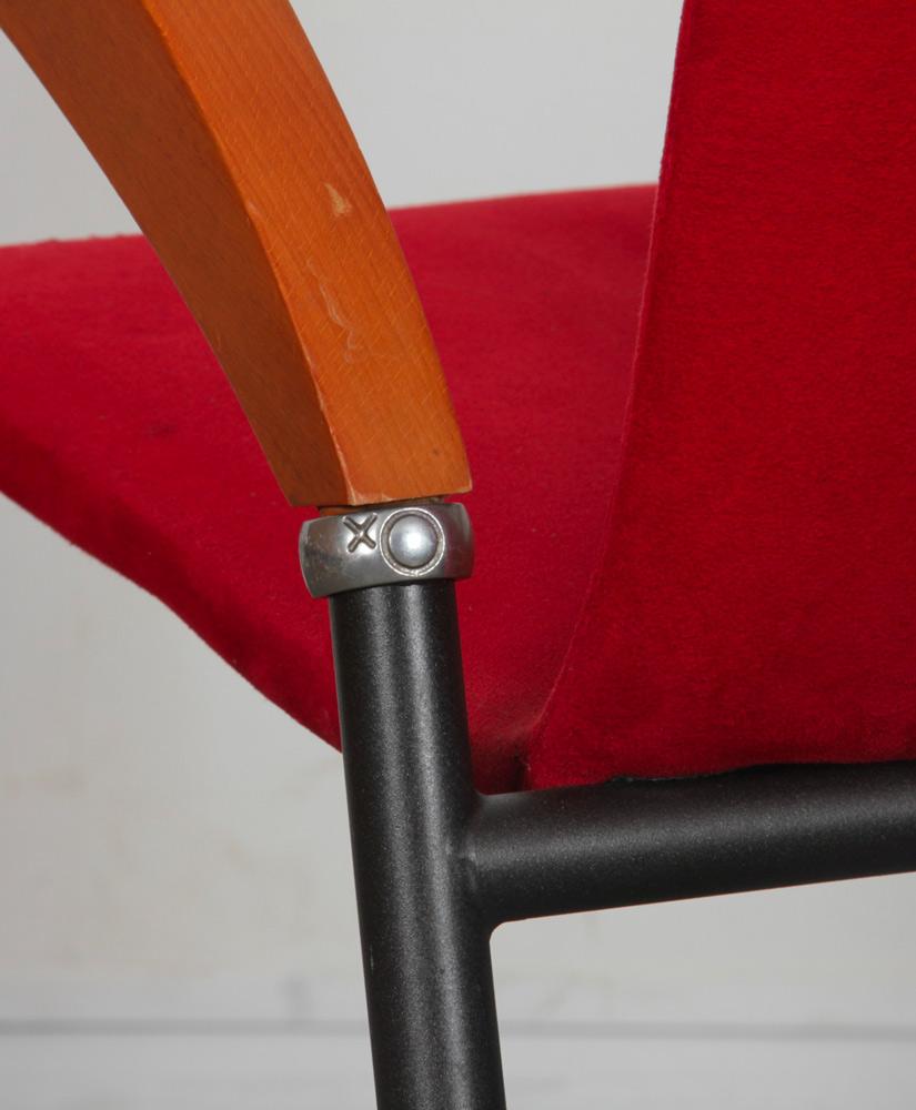 Suite von 8 Pigalle-Stühlen von Caramia für XO, 1990 im Angebot 8