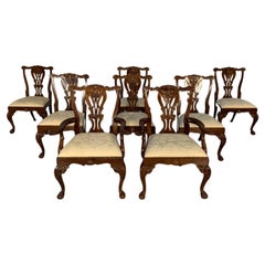 Used Suite of 8 Theodore Alexander "Rococo" Dining Chairs