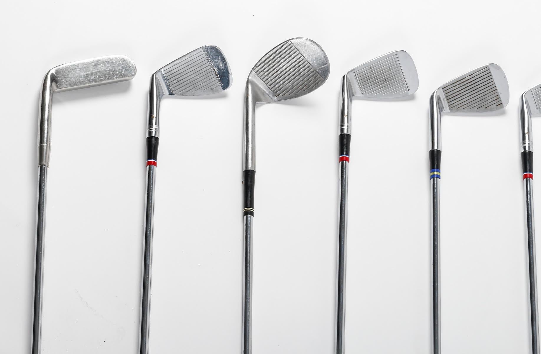 Iron Suite of 9 Golf Clubs from the 1960s. For Sale