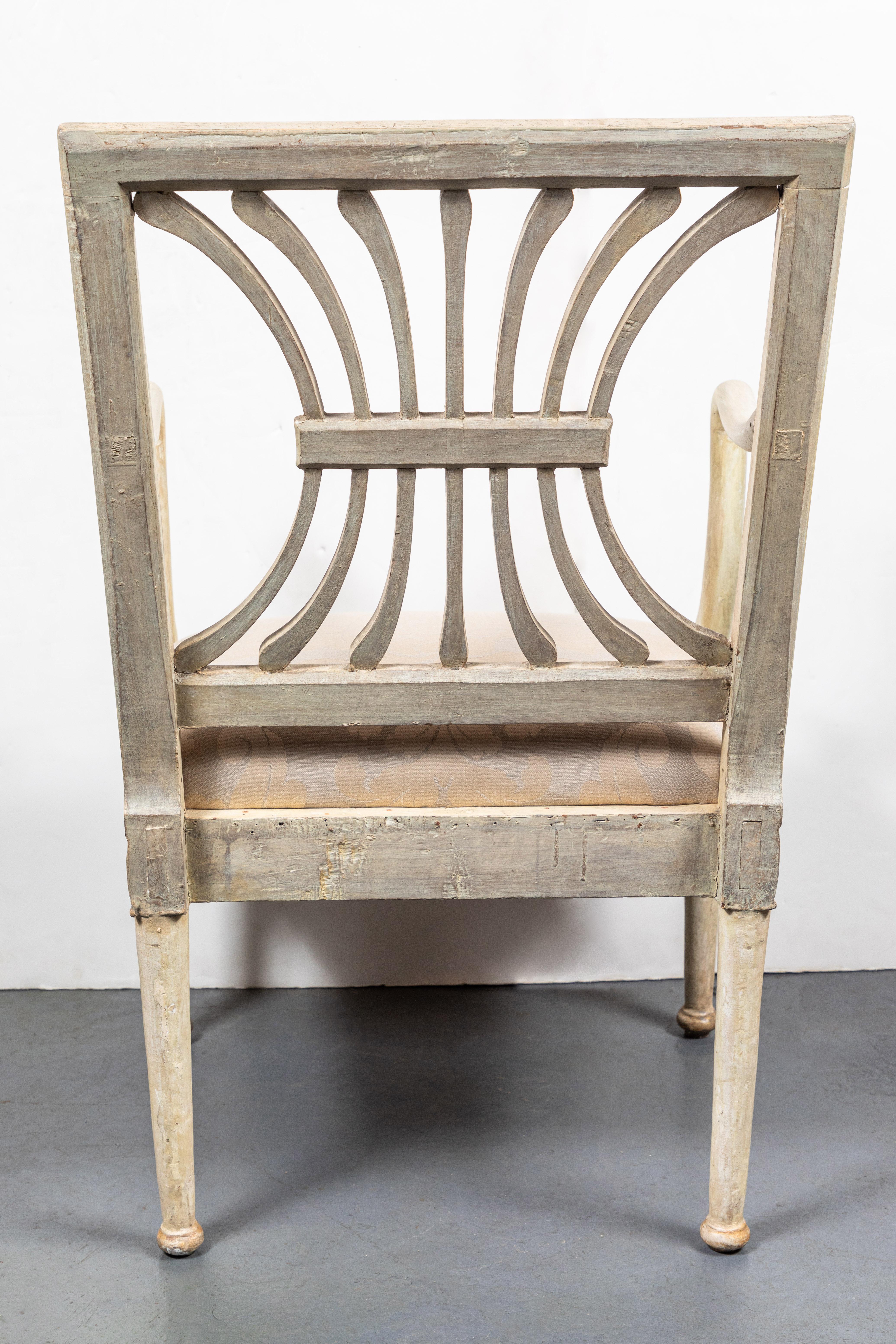 Suite of Antique Painted Chairs In Good Condition For Sale In Newport Beach, CA