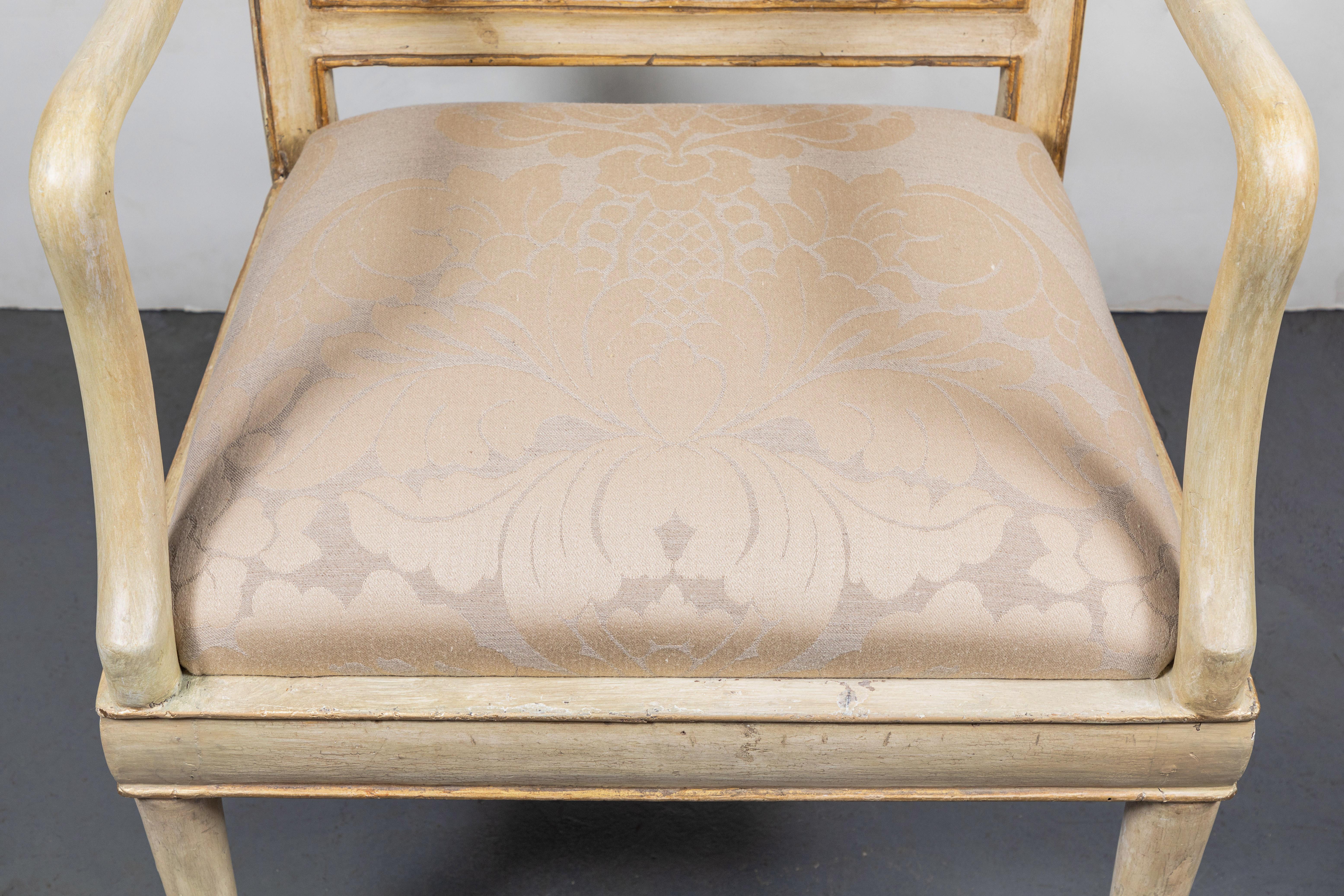 Early 20th Century Suite of Antique Painted Chairs For Sale