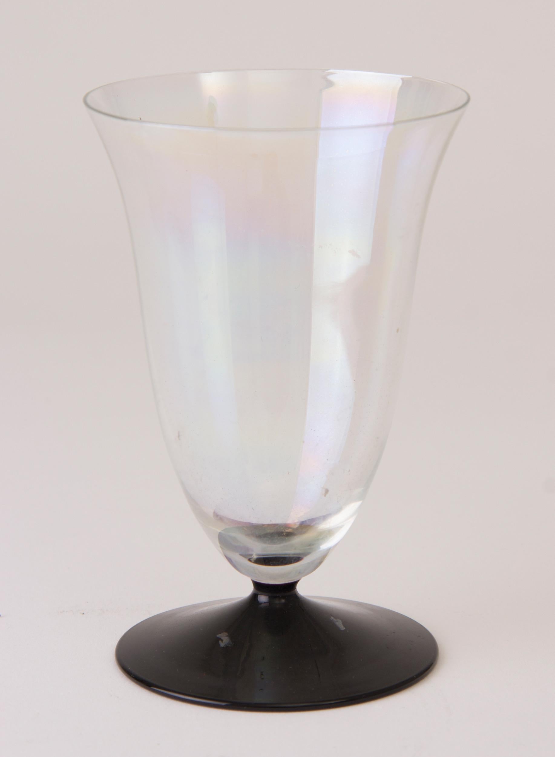 art deco martini glasses