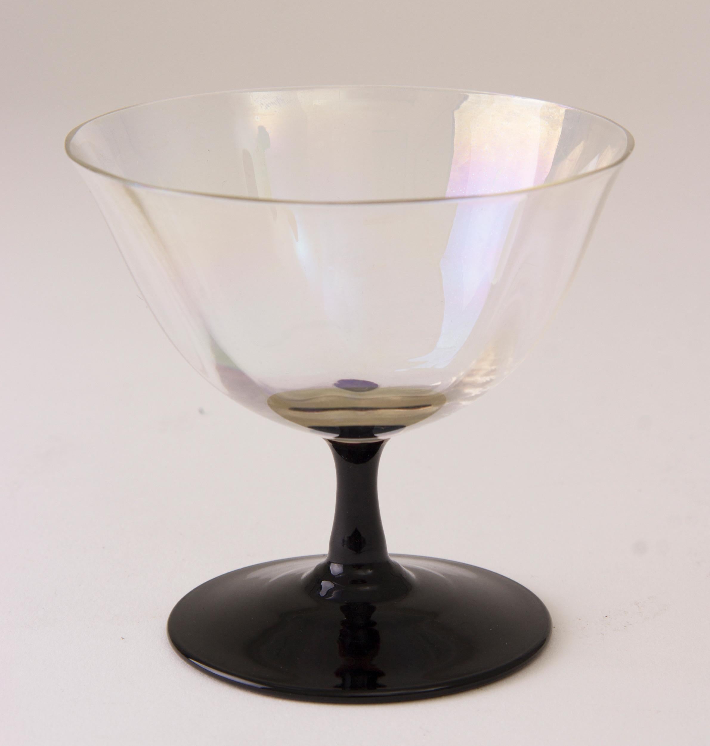 Suite of Art Deco Cocktail Glasses 2