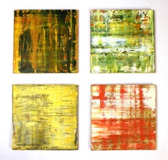 Suite of Four Abstract Color Field Oil Paintings by Douglas Leon Cartmel