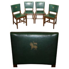 SUITE OF FOUR ANTIQUE ViCTORIAN CIRCA 1880 OAK MIDDLE TEMPLE LAW LIBRARY CHAIRS SUITE OF FOUR ANTIQUE ViCTORIAN CIRCA 1880 OAK MIDDLE TEMPLE LAW LIBRARY CHAIRS