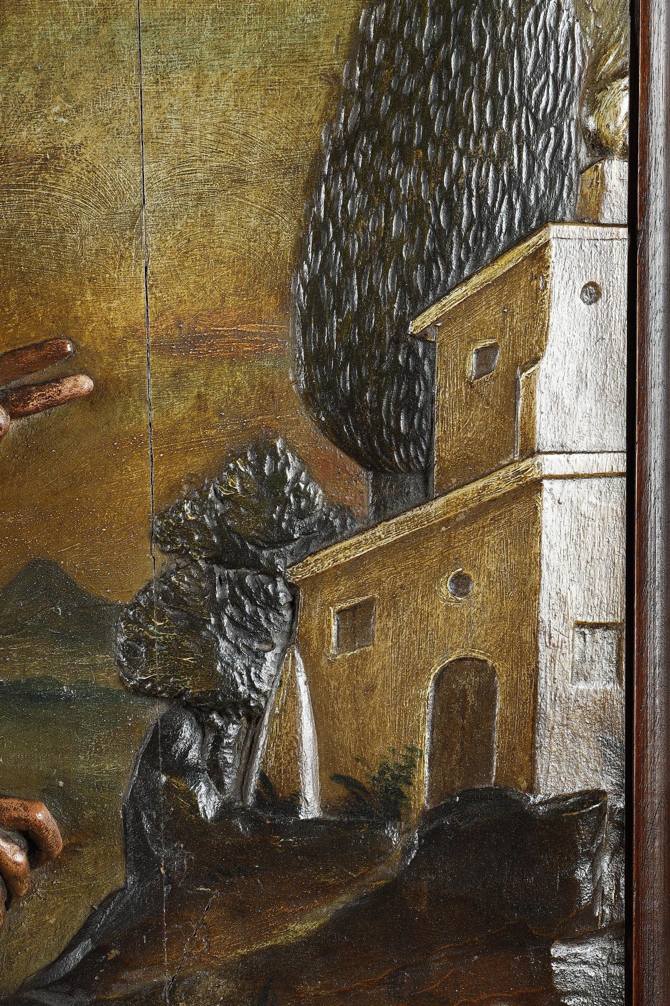 Suite of four carved basswood panels from the 18th century 9