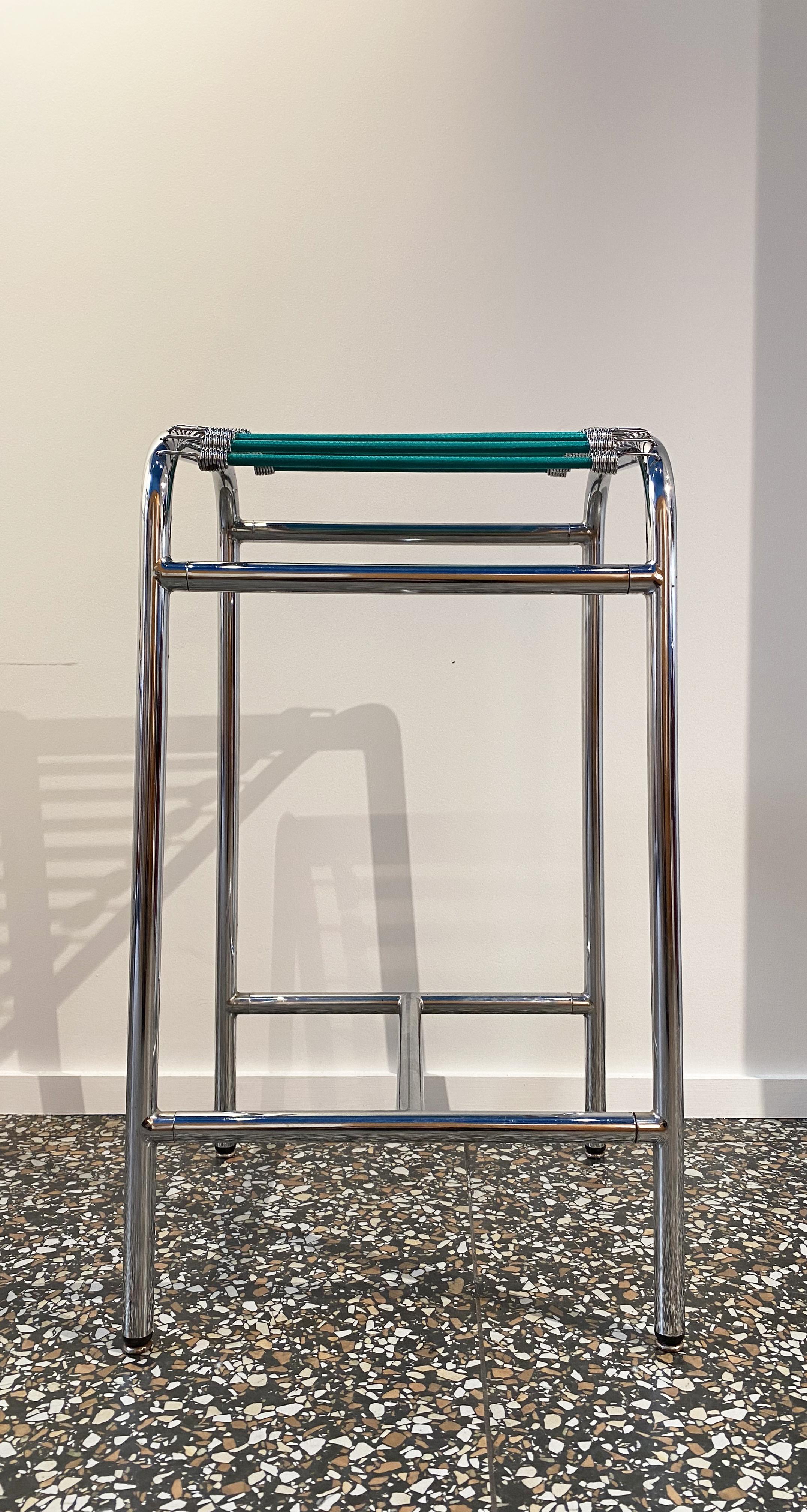 French Four René Herbst Sandows stools for Herbst studio, France 1927