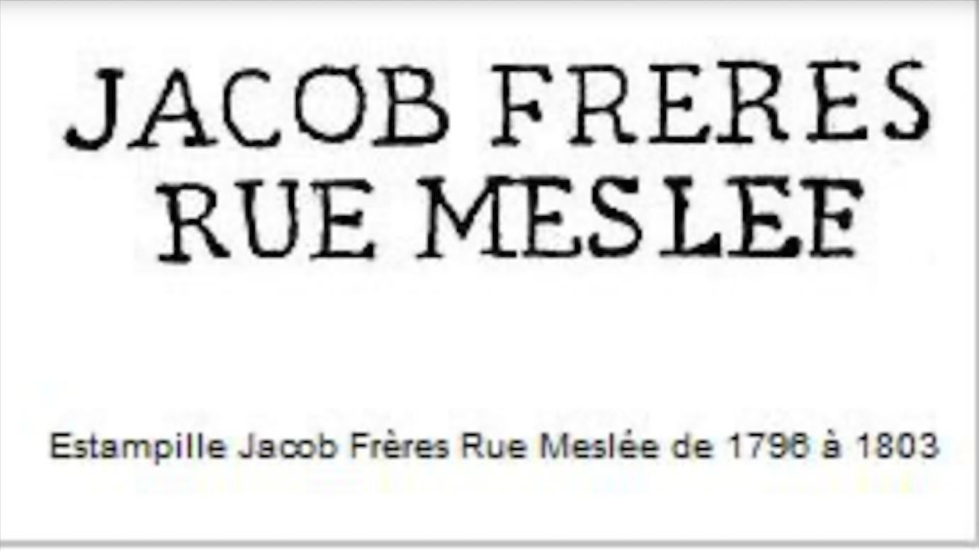 Suite von vier Jacob Frères Stühlen im Angebot 3