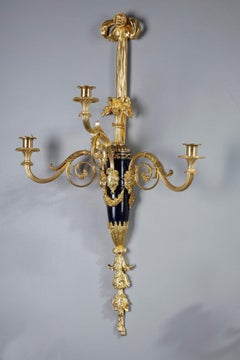 Suite of Four Ormulu Sconces in the Louis XVI Style