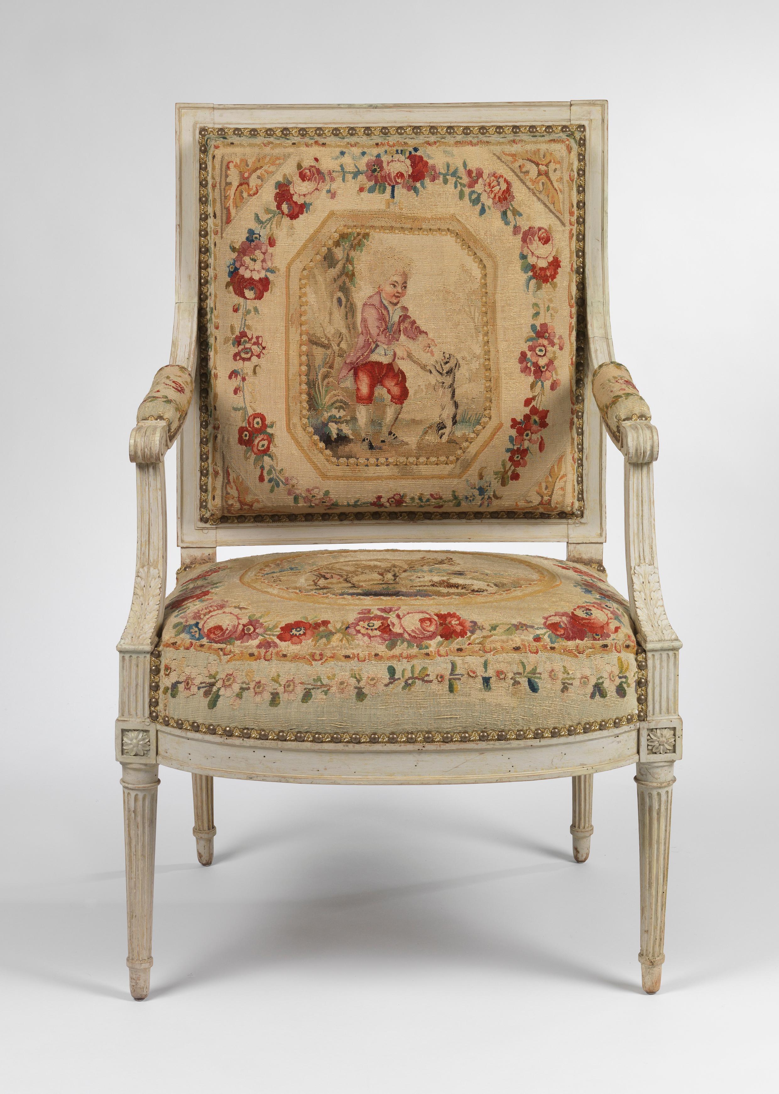 Suite of Louis XVI Seat Furniture by Henri Jacob For Sale 3