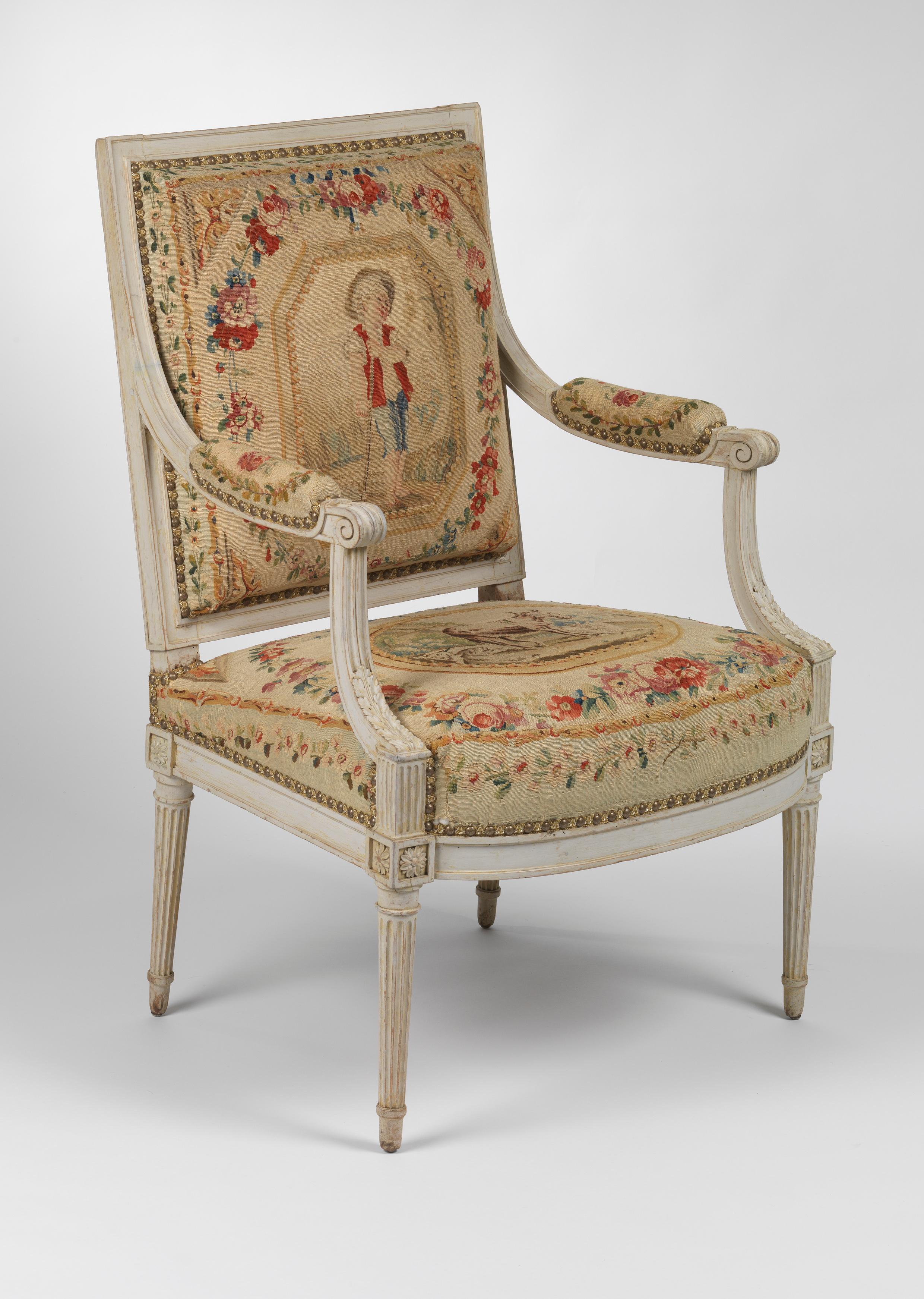 Beech Suite of Louis XVI Seat Furniture by Henri Jacob For Sale