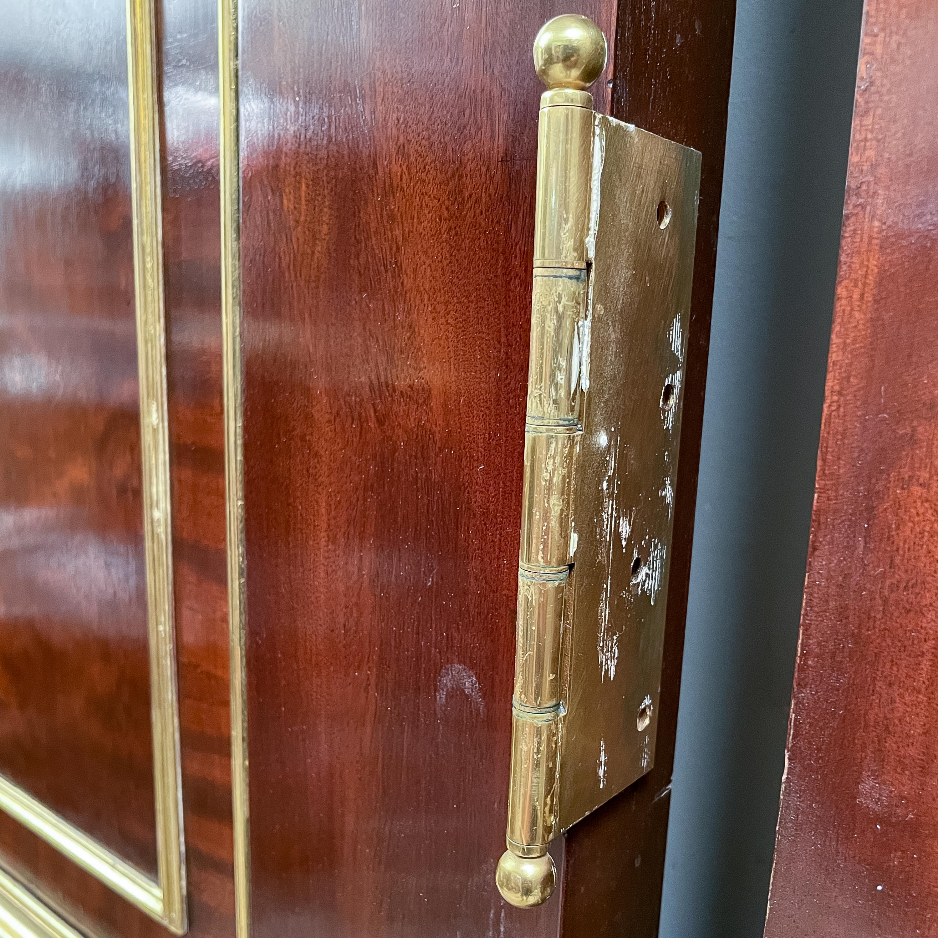 Suite of Mahogany Entrance Doors For Sale 5