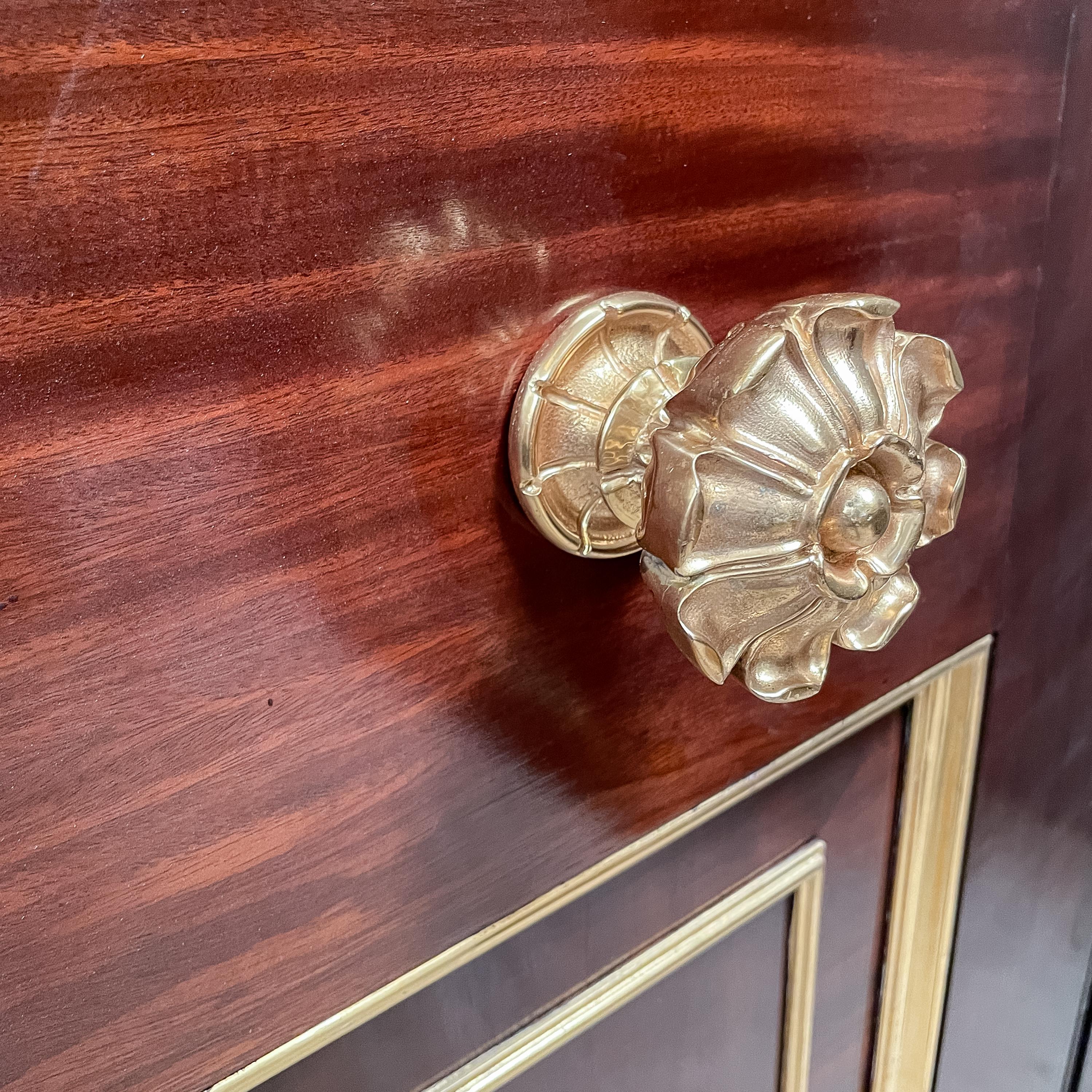 Suite of Mahogany Entrance Doors For Sale 9