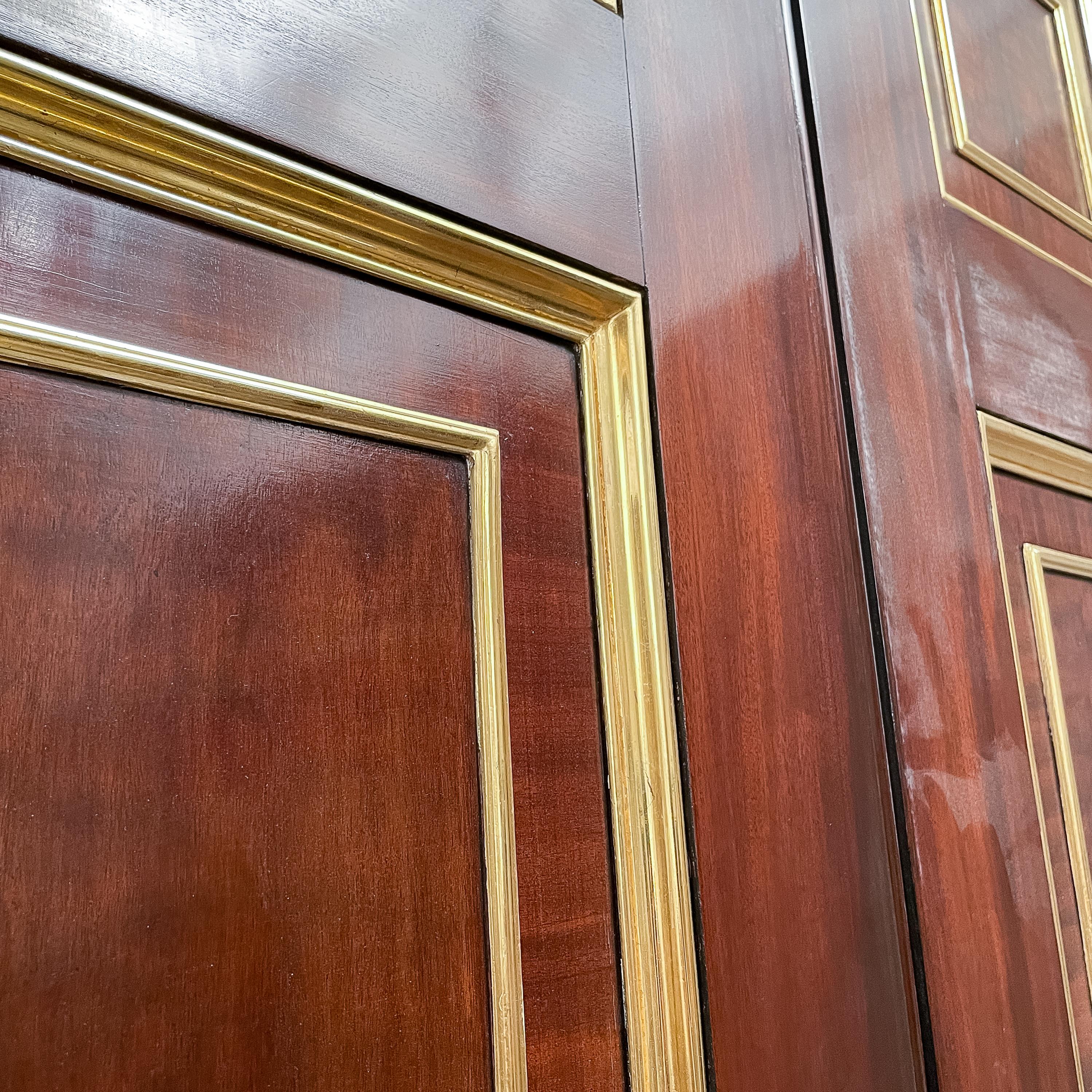 Suite of Mahogany Entrance Doors For Sale 11