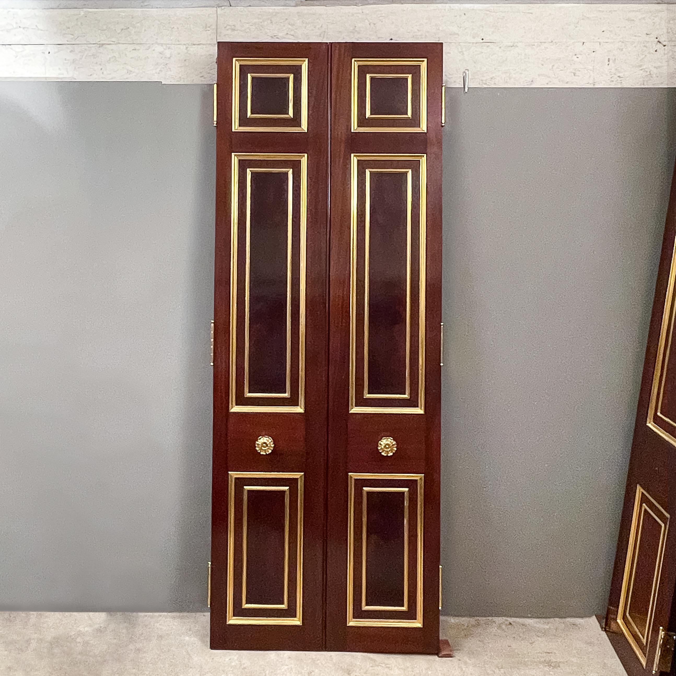 Suite of Mahogany Entrance Doors In Good Condition For Sale In London, GB