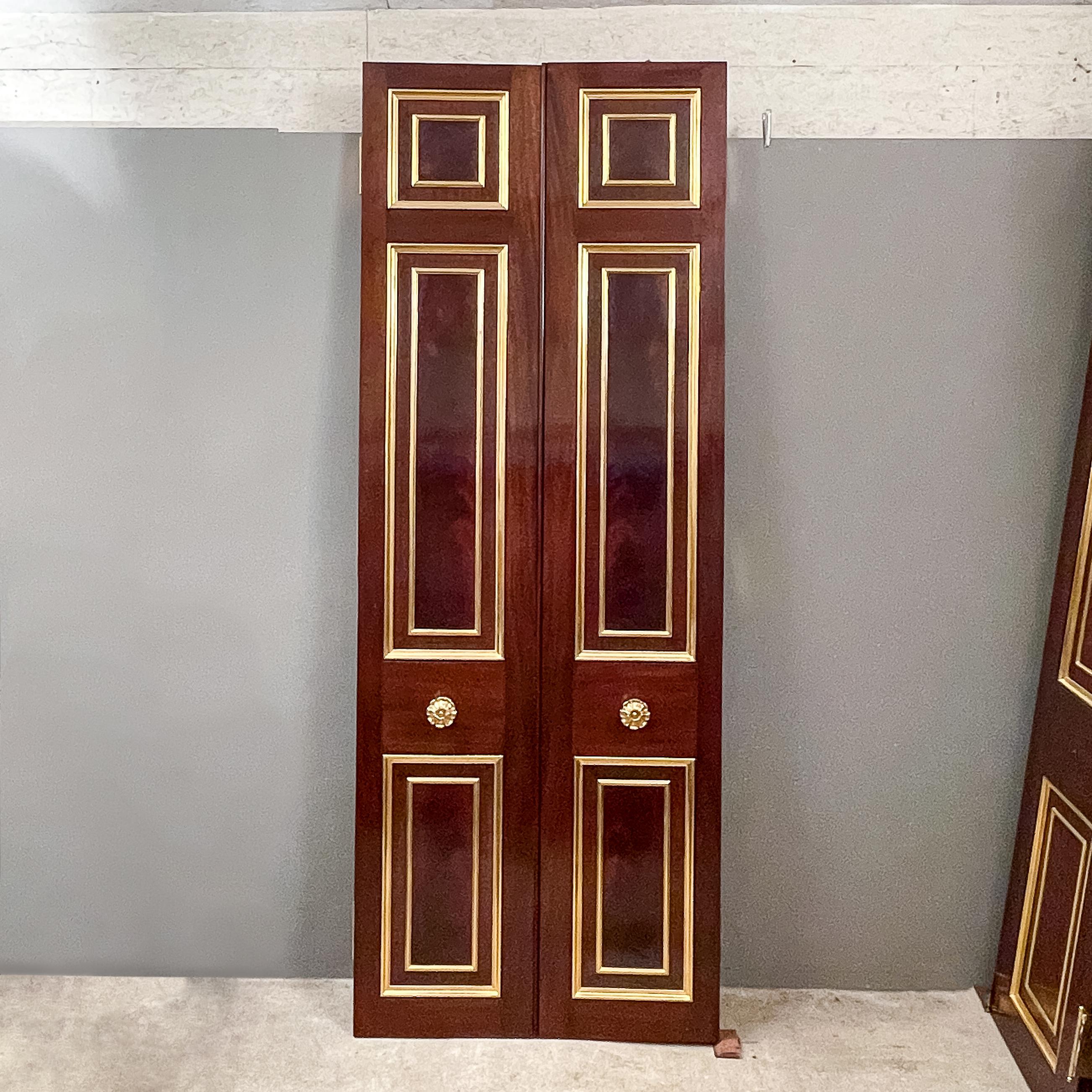 20th Century Suite of Mahogany Entrance Doors For Sale