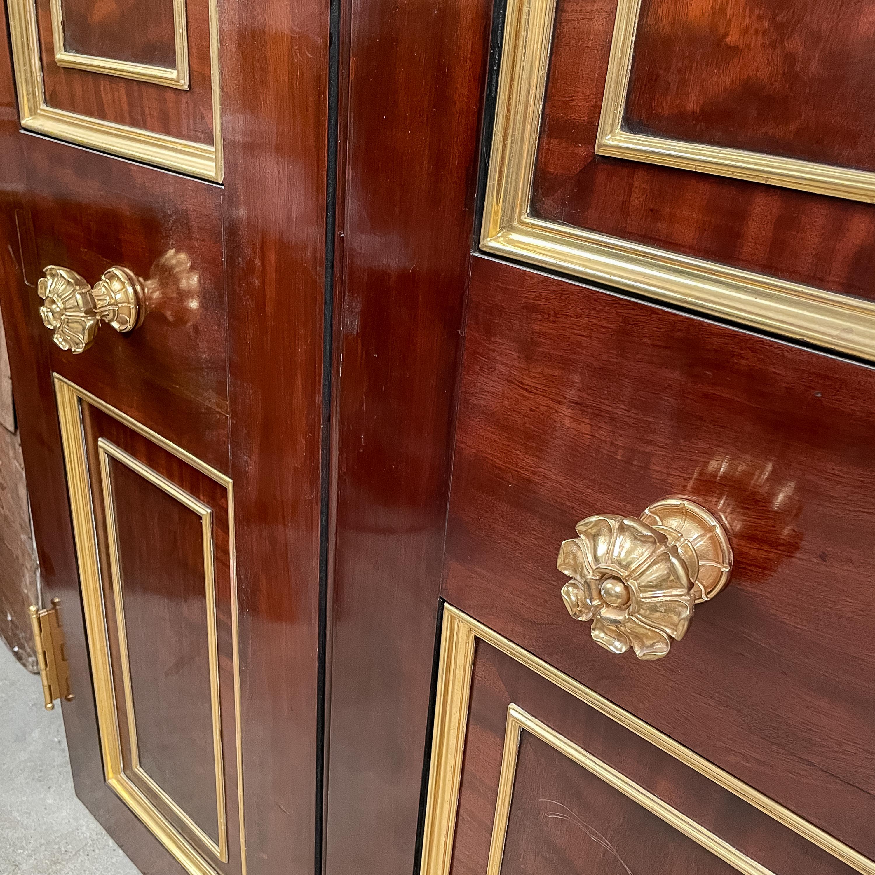 Suite of Mahogany Entrance Doors For Sale 4