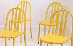 Suite of Six Modernist Tubular Chairs by Robert Mallet-Stevens