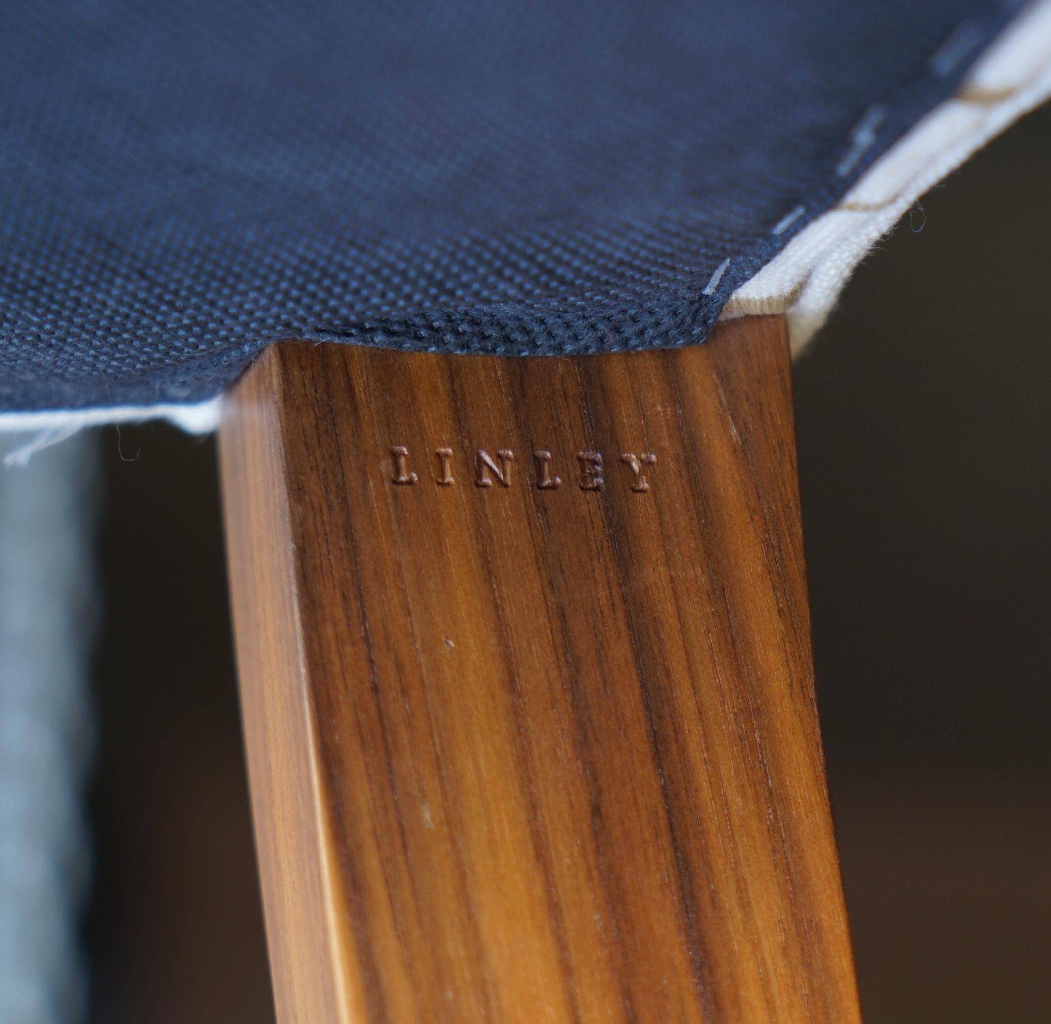 Suite of Six Premium Viscount David Linley American Walnut Dining Chairs 6 10