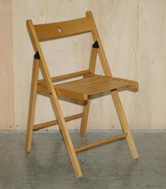 Suite of Six Vintage Style Folding Steamer Dining Chairs Great Look and Feel