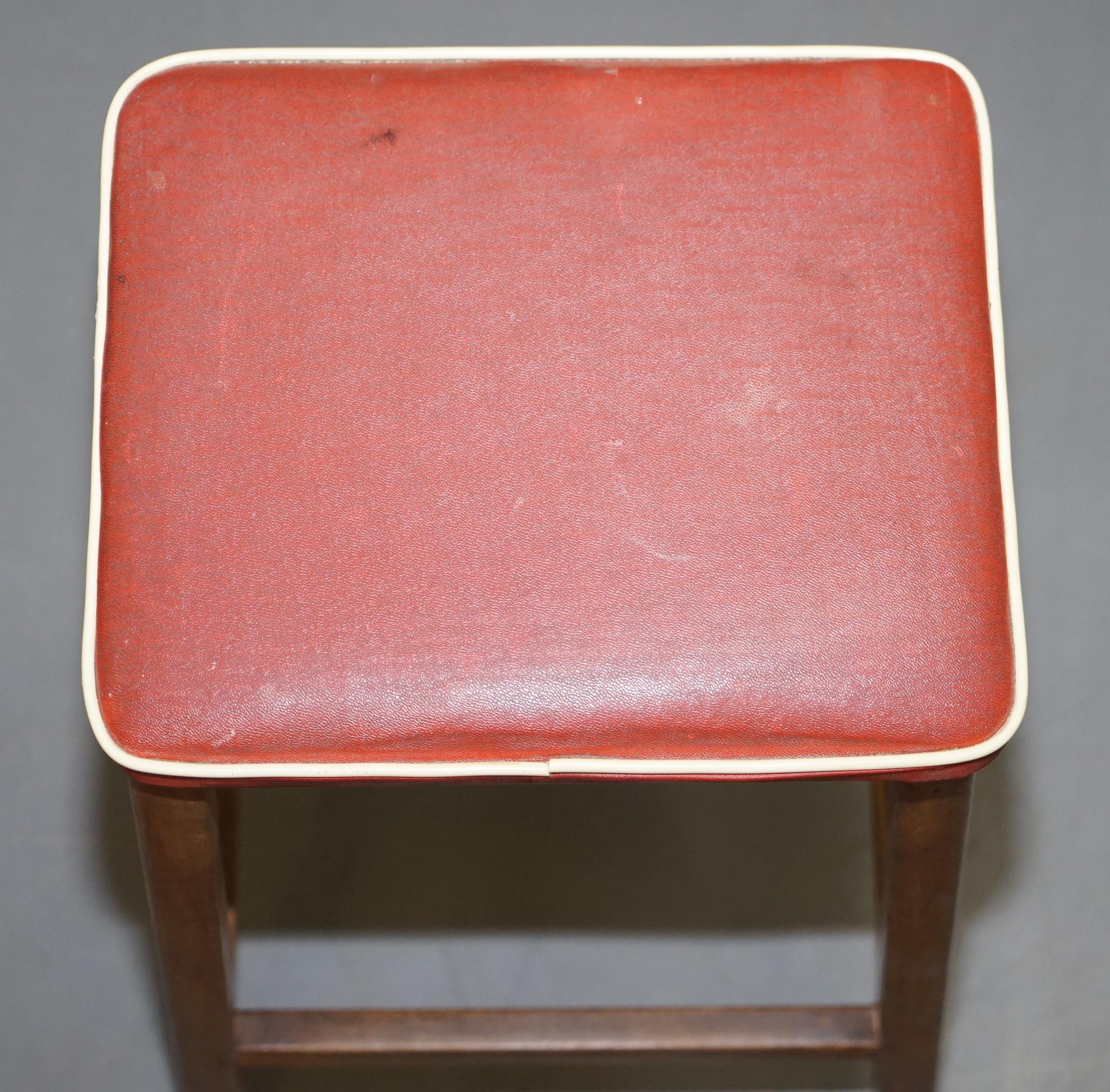 vintage school stools