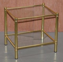 Suite of Three Vintage Gold Gilt Tables, Pair of Side Table & One Larger Coffee