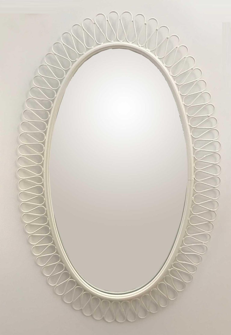 Suite of Three Wrought Iron Mirrors by Salterini For Sale at 1stDibs