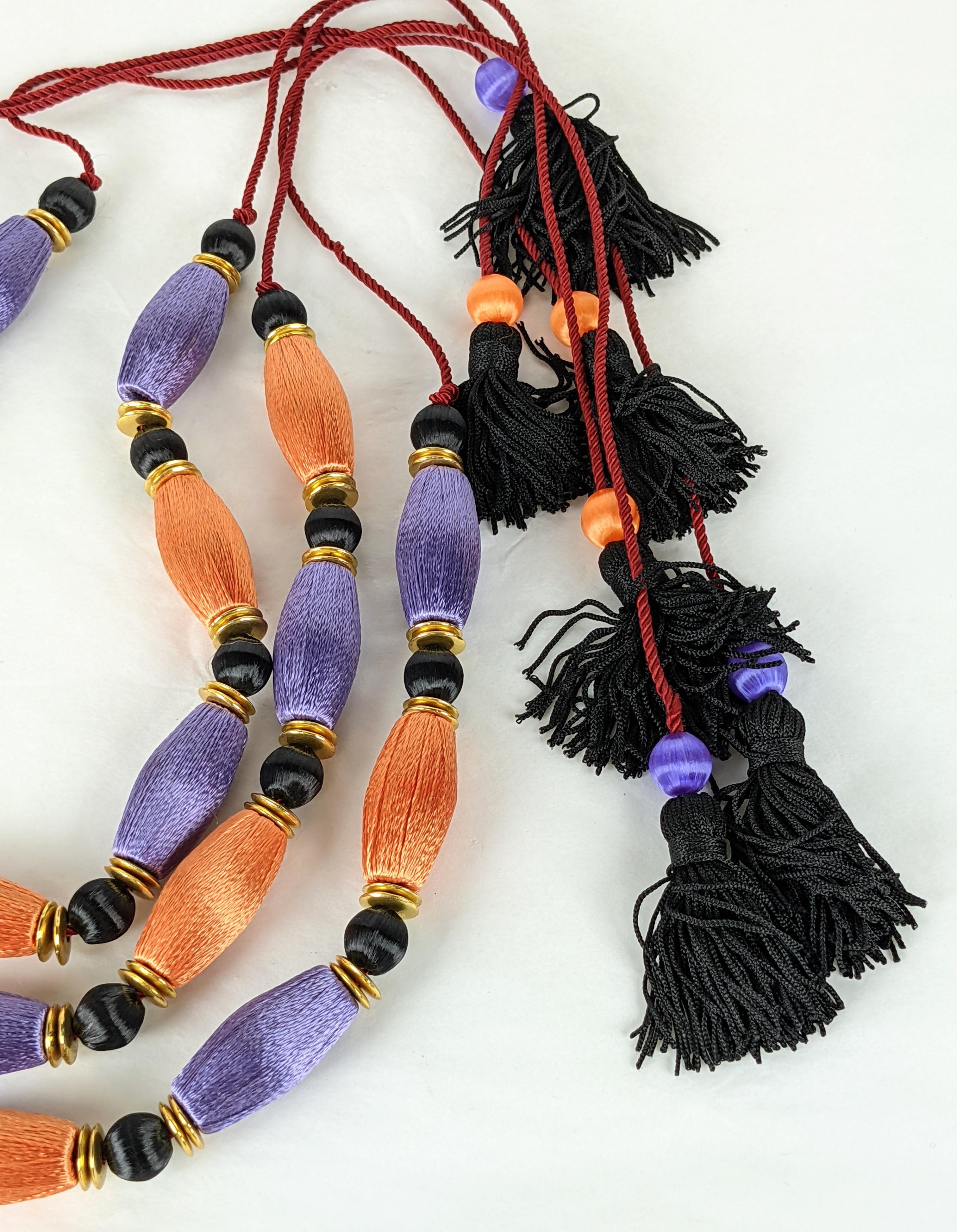 Suite of Yves Saint Laurent Passementerie Necklaces In Excellent Condition For Sale In New York, NY