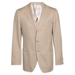 Suitsupply, Havana patch full canvas beige blazer