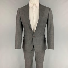 SUITSUPPLY Size XS Grey Glenplaid Wool Notch Lapel Suit