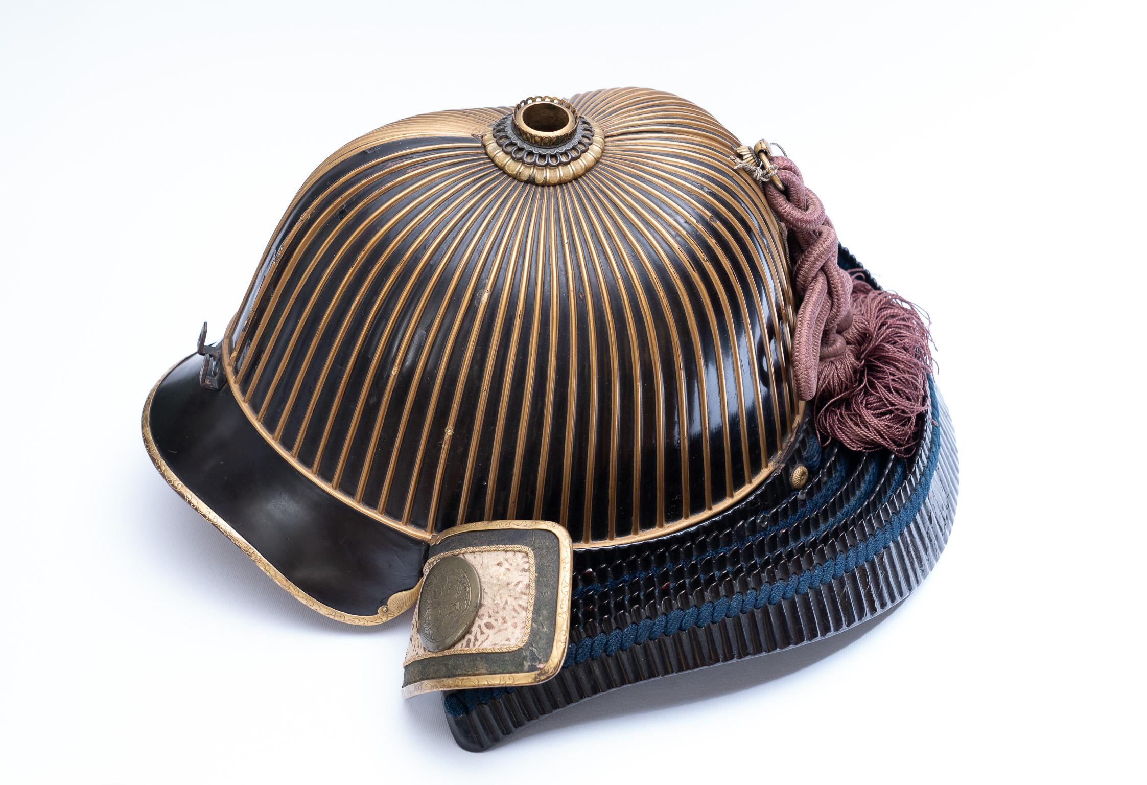 Sujibachi kabuto 62-plate samurai helmet Haruta school, Edo period For Sale 2