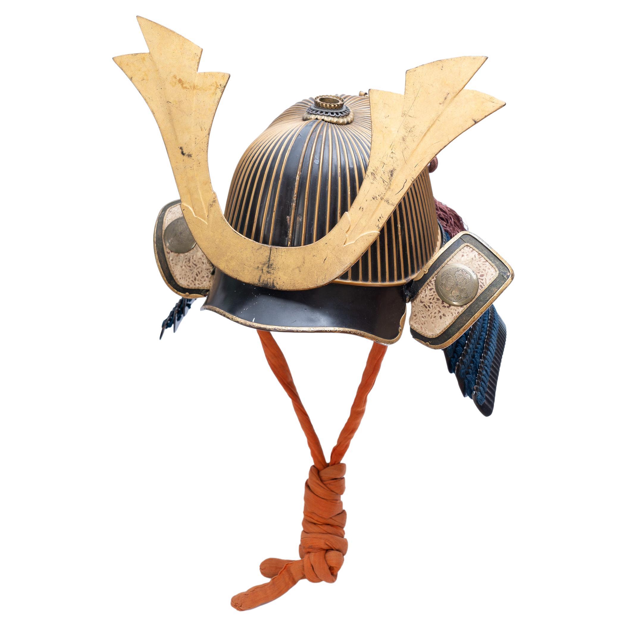 Sujibachi kabuto 62-Platten-Samuraihelm Haruta-Schule, Edo-Zeit