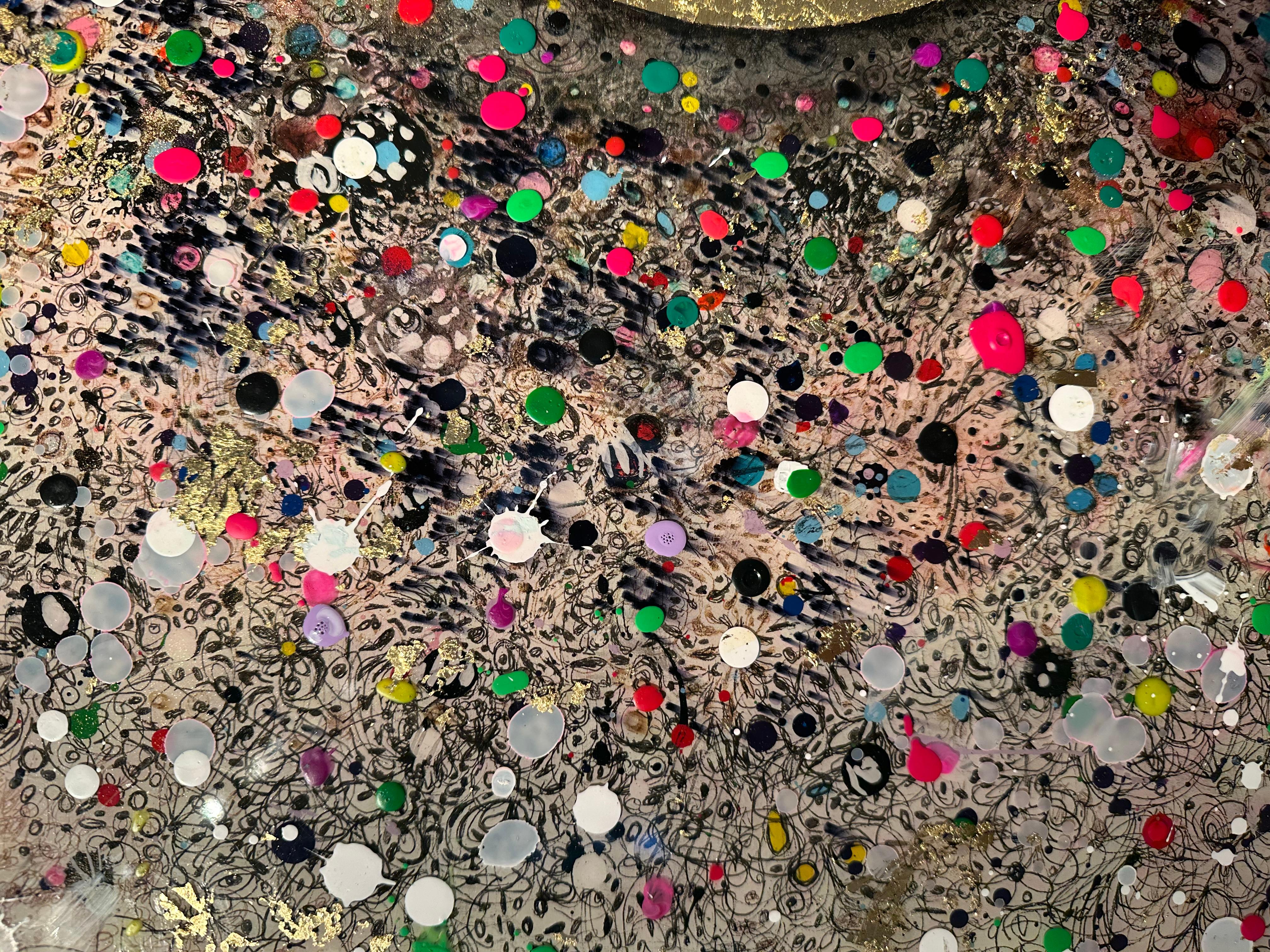 Abstract art experiments with the use of texture, tone, and light perception. Through abstract works, the artist expresses her feelings rather than particular objects or scenes.  With Suk Ja Kang's work, the viewer experiences a sense of wonder and