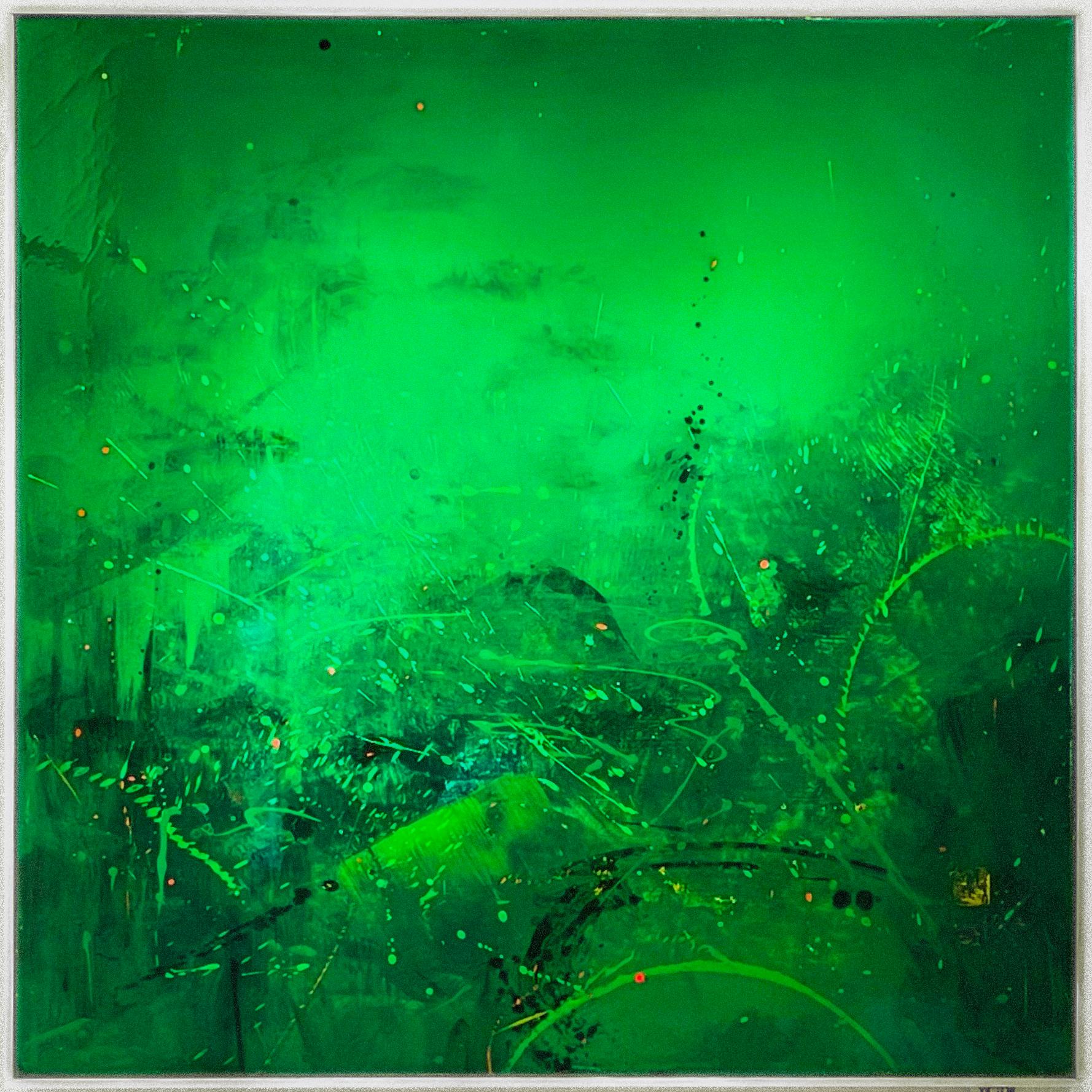 Abstract art experiments with the use of texture, tone, and light perception. Through abstract works, the artist expresses  her feelings rather than particular objects or scenes.  With Suk Ja Kang's work, the viewer experiences a sense excitement