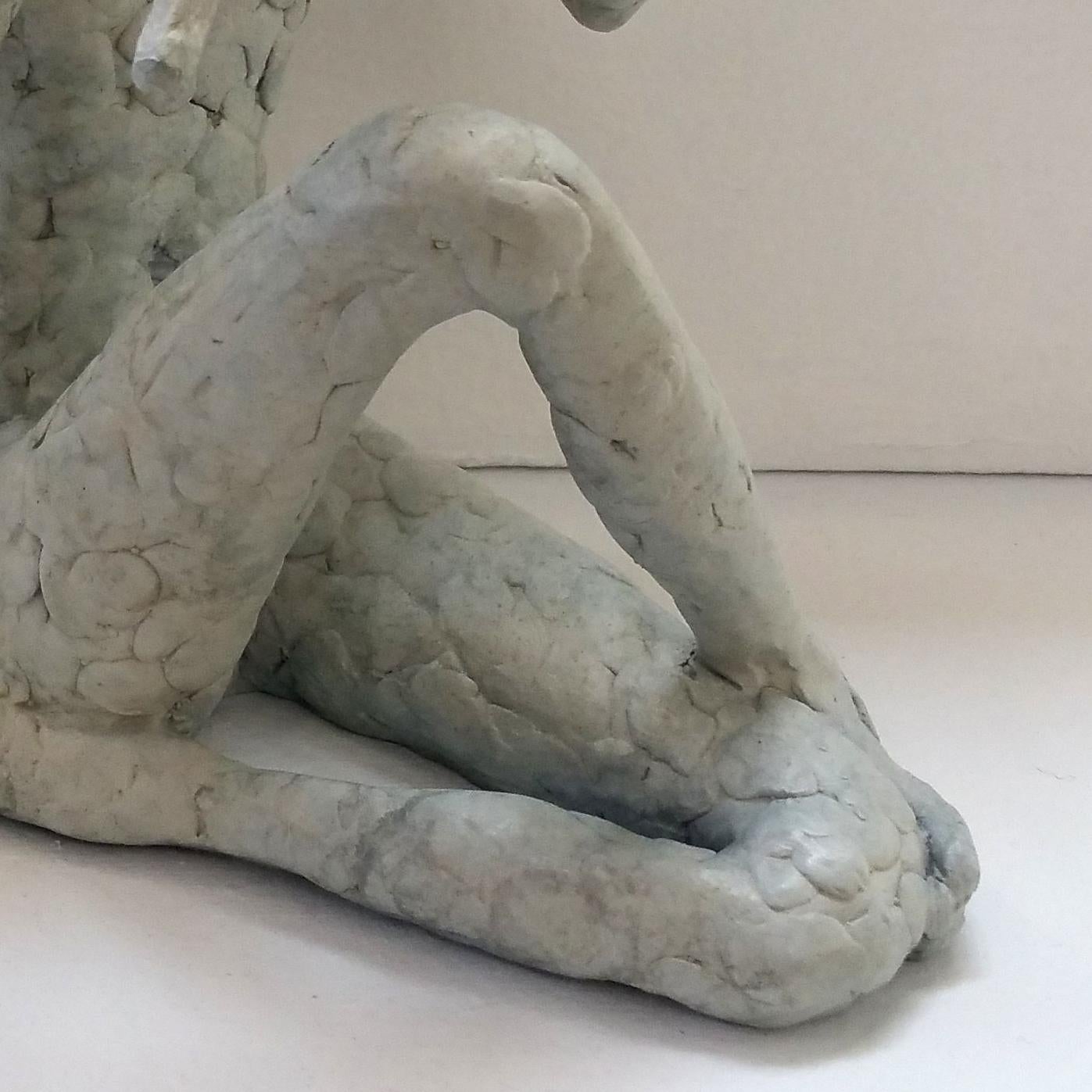 Flutes - Impressionist Sculpture by Sukhdev Dail