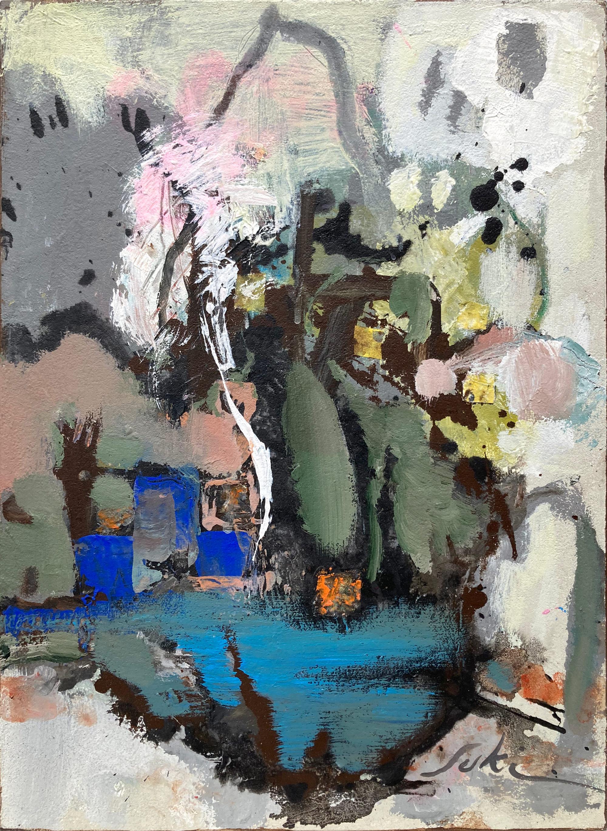 "Nature and Human Relation-Ships" Abstract Portrait Expressionist Painting