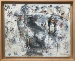 "Nature and Human Relation-ships" Mixed Media Abstract Expressionist Painting