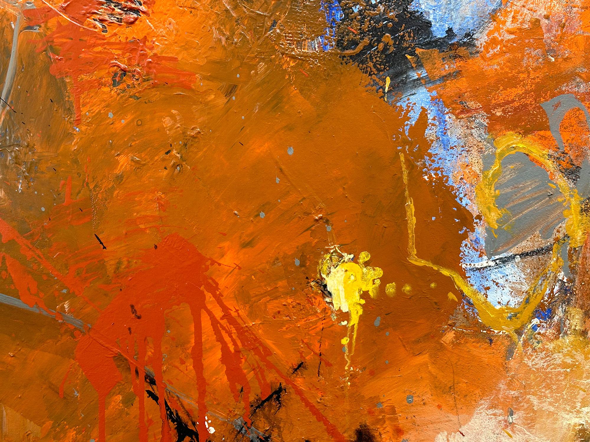 Unorthodox; yet effective, Suki treats us to a series of works that tantalizes the imagination with bold strokes of dark and light, hinting at shapes both human and ethereal and pulling us through the two-dimensional surface of the canvas into the