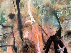 "The Whale Song" Mixed Media Abstract Expressionist on Canvas Painting