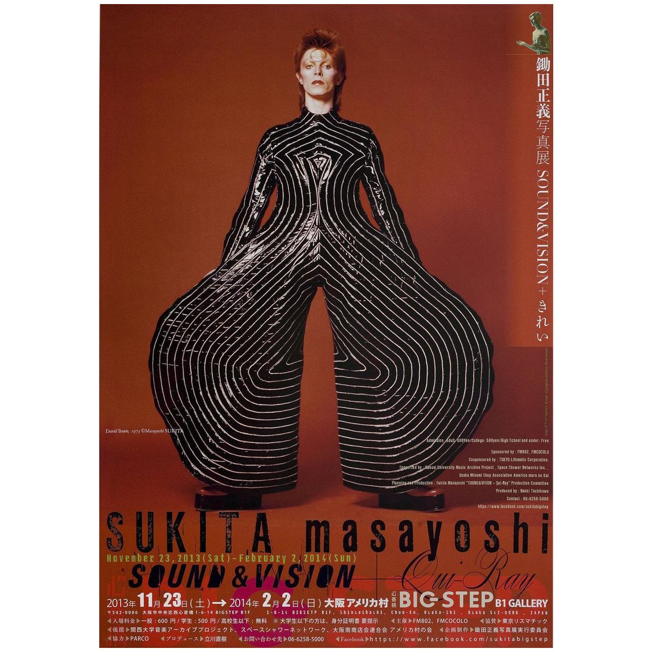 “Sukita Masayoshi, Sound & Vision” David Bowie Japanese A1 Exhibition Poster