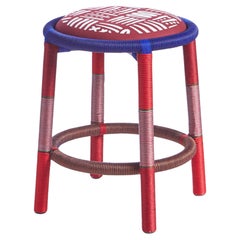 Sukpha, Rattan Stool 'Red'