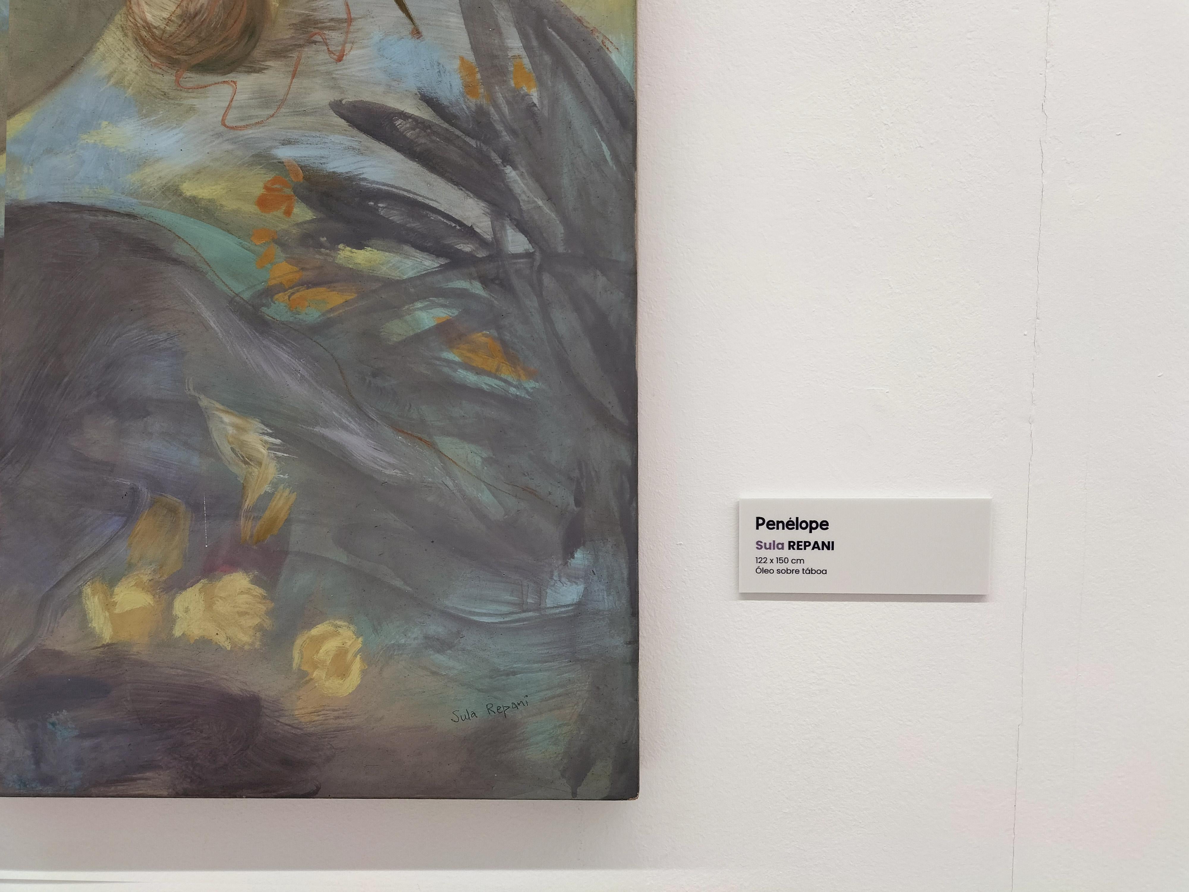 Penelope Mythologische Zeitgenössische Symbolische Nackte Weibliche Figur Ölgemälde im Angebot 3