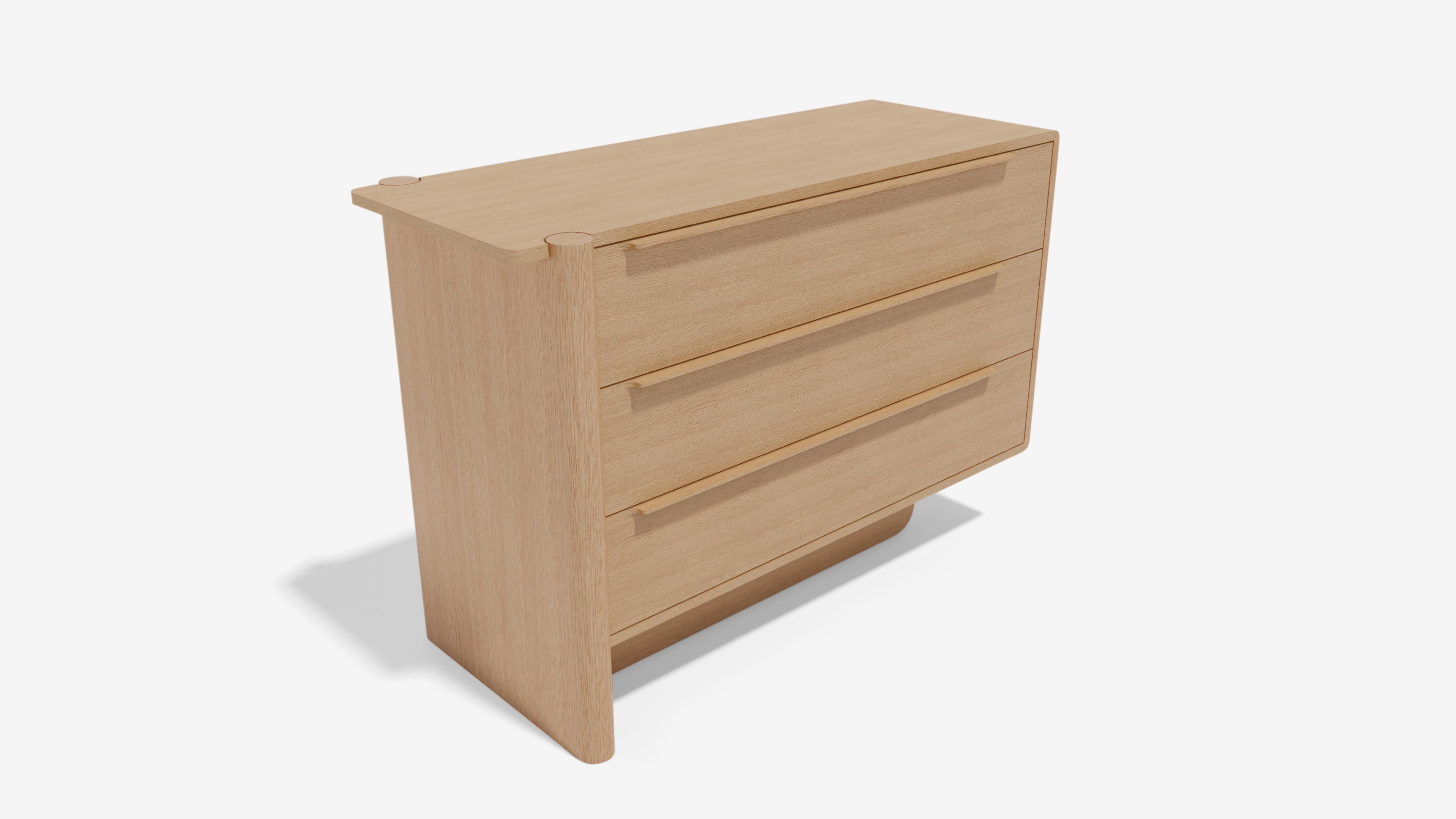 American Sulaco Three Drawer Dresser For Sale