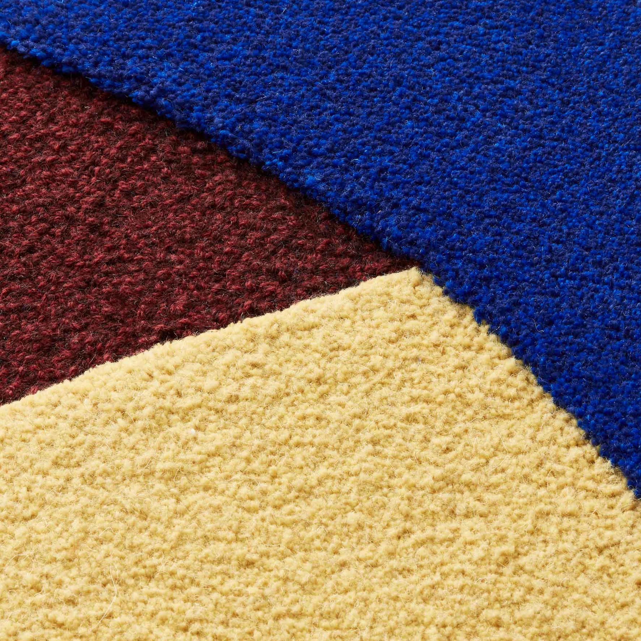 Hand-Crafted Sulblu Nesso Uno Runner Rug by Seraina Lareida For Sale